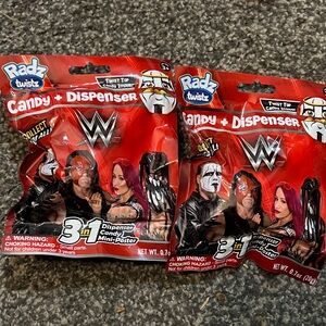 Collectible Twistz WWE Candy t Dispenser - candy expired 2021